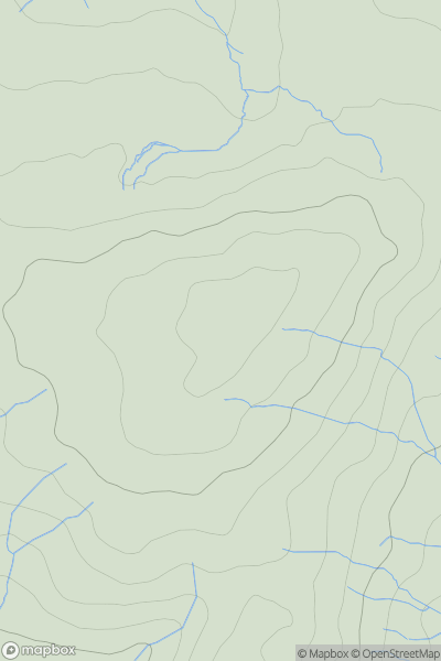 Thumbnail image for Drum Ddu [Llandovery to Monmouth] showing contour plot for surrounding peak